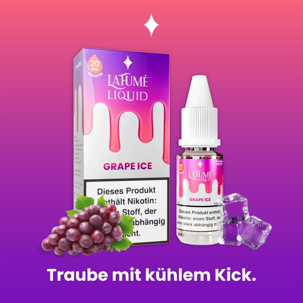 La Fume Liquid - Grape Ice - 10ml - Twoface