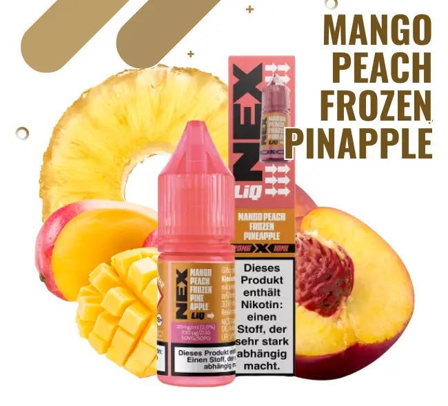 NexLiq Nikotinsalz - 20mg - Mango Peach Frozen Pineapple - Twoface