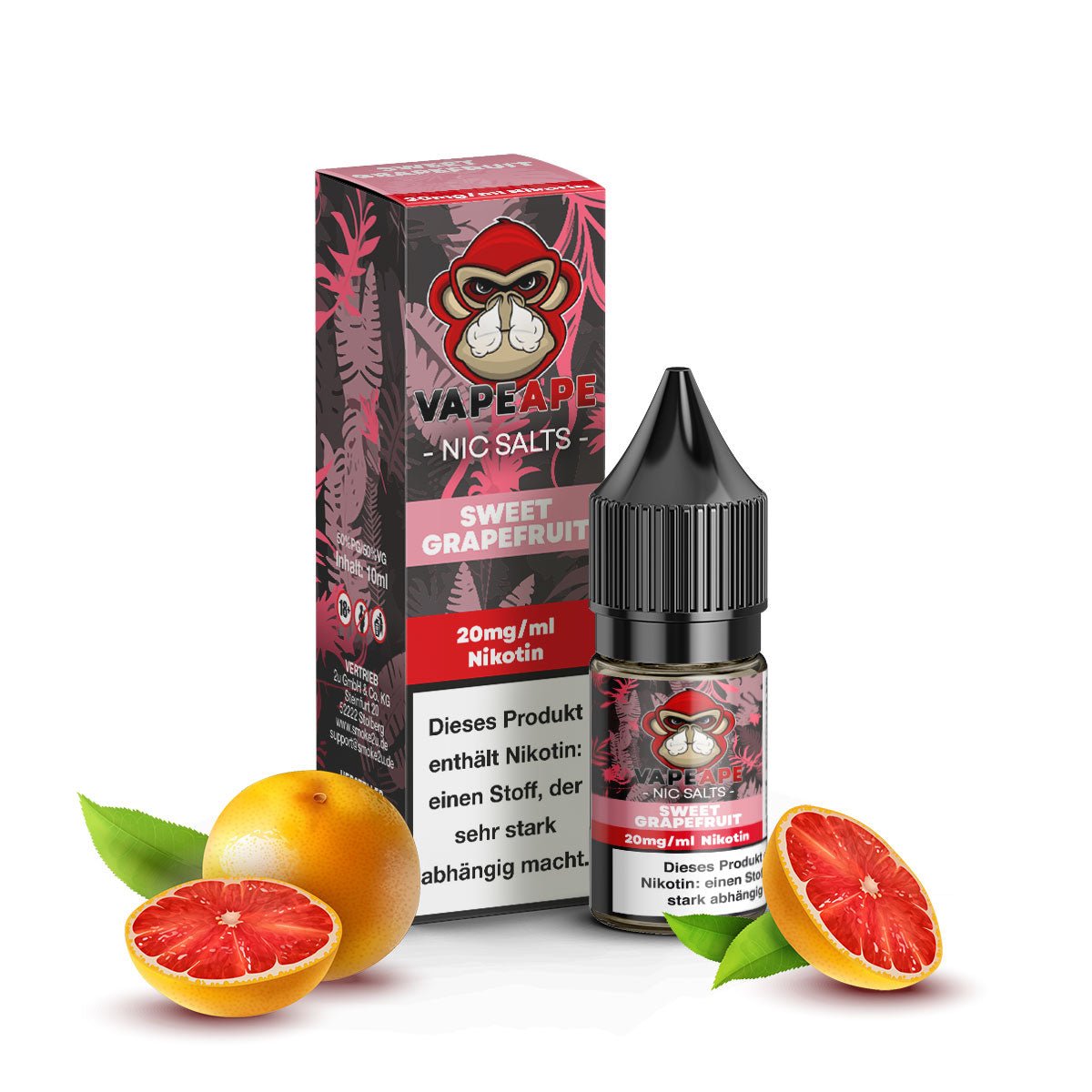 VapeApe Liquid 10ml - Sweet Grapefruit - Twoface