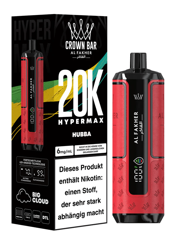 Al Fakher 20k Hypermax - Hubba - Twoface