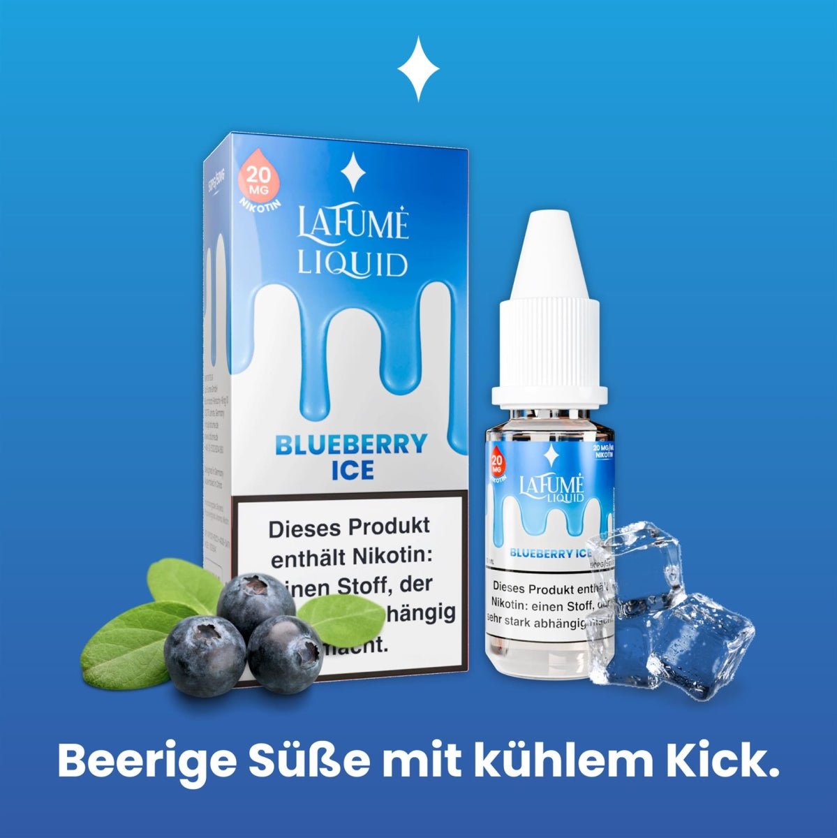 La Fume Liquid - Blueberry Ice - 10ml - Twoface